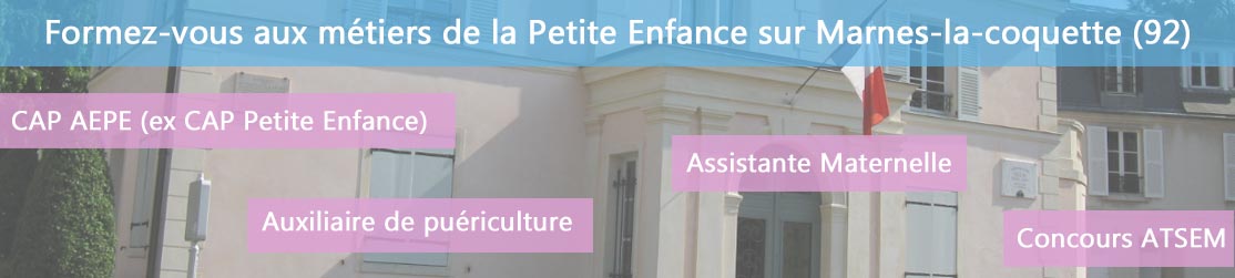 Ecole de Formation pour la petite enfance sur Marnes-la-Coquette 92