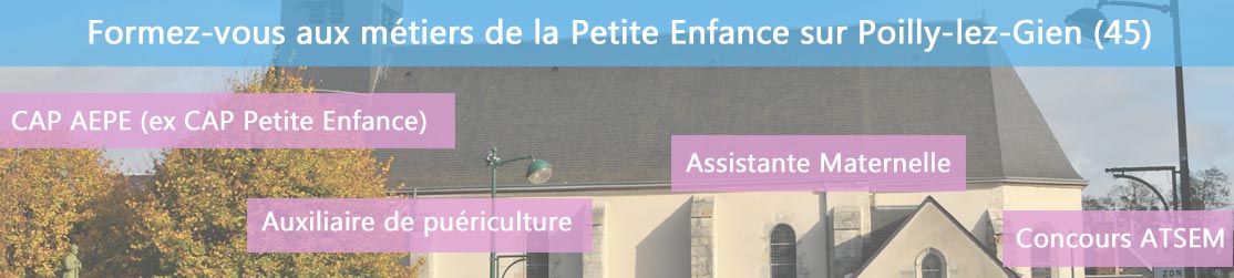 Ecole de Formation petite enfance sur Poilly-lez-Chien
